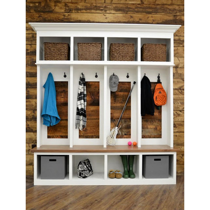 Alcott Hill Ybarra Mudroom Storage Unit Hall Tree Wayfair